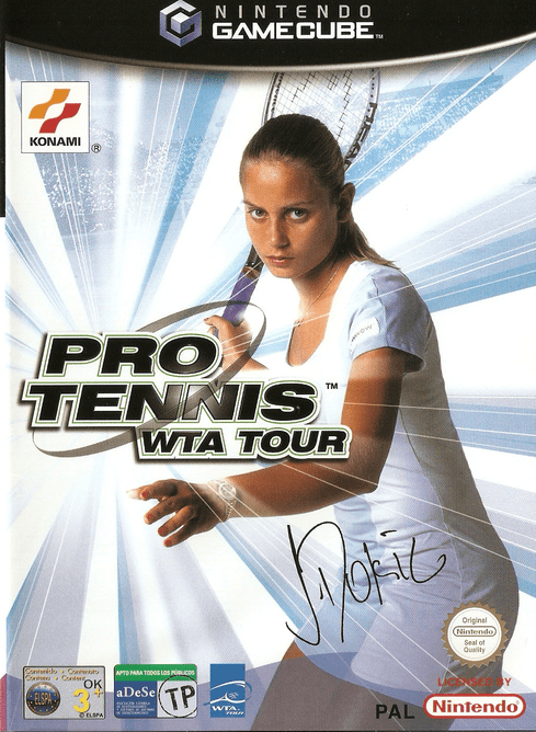 Pro Tennis WTA Tour box art for Gamecube