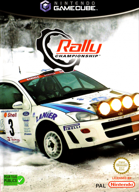 Rally Championship box art for Gamecube