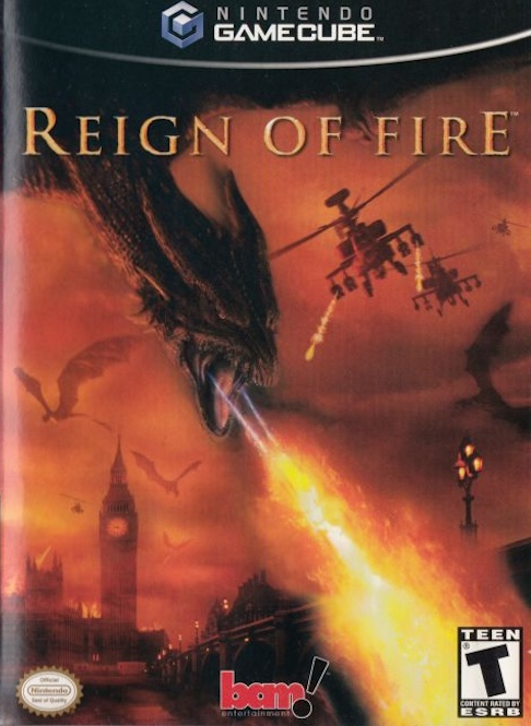 Reign of Fire box art for Gamecube