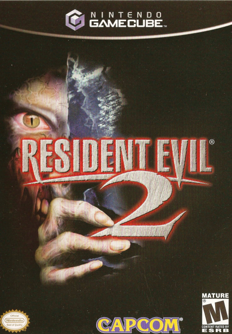 Resident Evil 2 box art for Gamecube