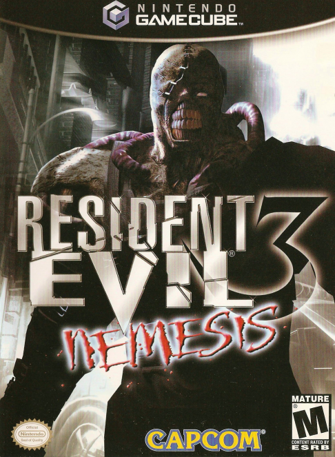 Resident Evil 3 Nemesis box art for Gamecube