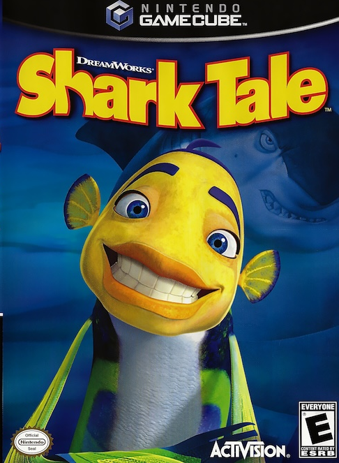 Shark Tale box art for Gamecube
