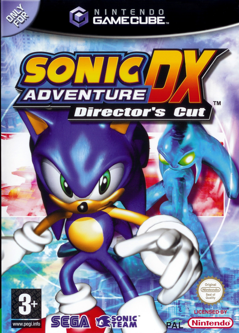 Sonic Adventure DX box art for Gamecube
