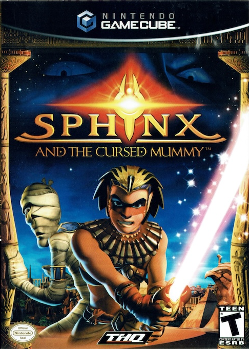 Sphinx and the Cursed Mummy box art for Gamecube