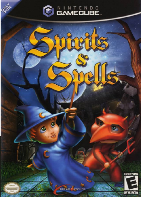 Spirits & Spells box art for Gamecube