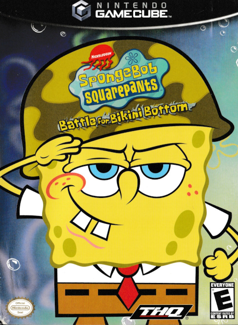 SpongeBob SquarePants Battle for Bikini Bottom box art for Gamecube