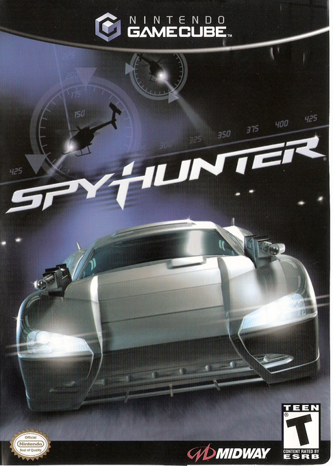 Spy Hunter box art for Gamecube