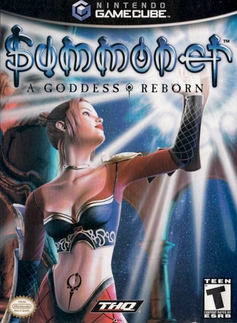 Summoner: A Goddess Reborn box art for Gamecube