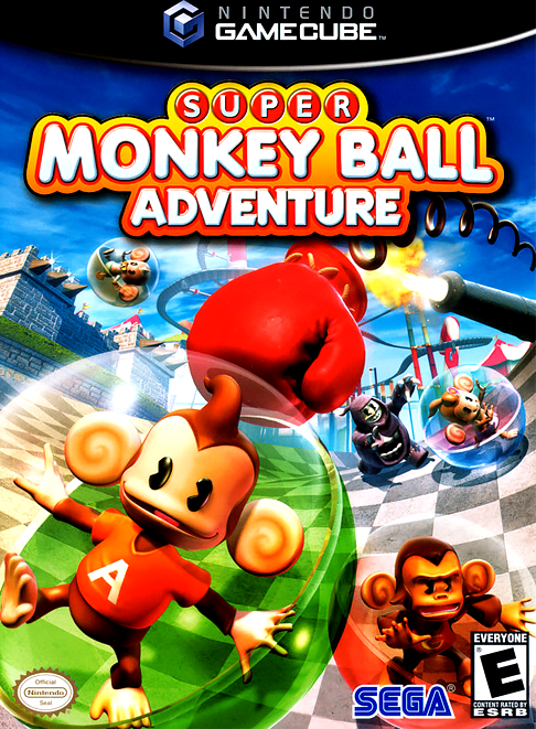 Super Monkey Ball Adventure box art for Gamecube