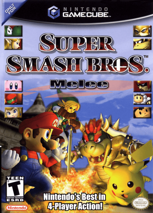 Super Smash Bros. Melee [Best Seller] box art for Gamecube