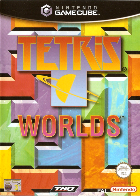 Tetris Worlds box art for Gamecube