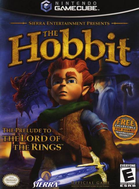 The Hobbit box art for Gamecube