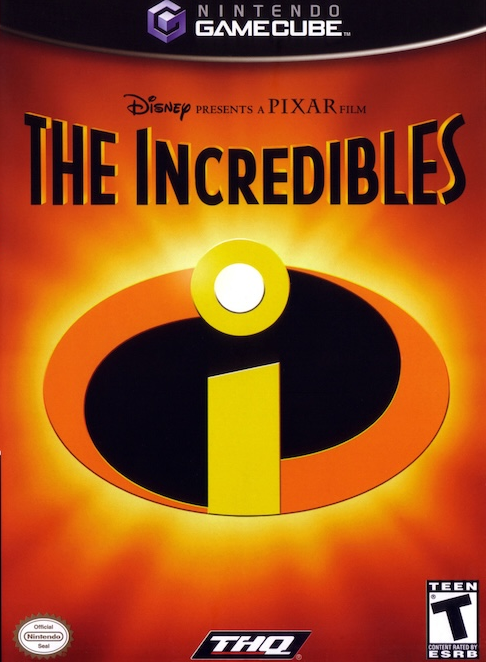 The Incredibles box art for Gamecube