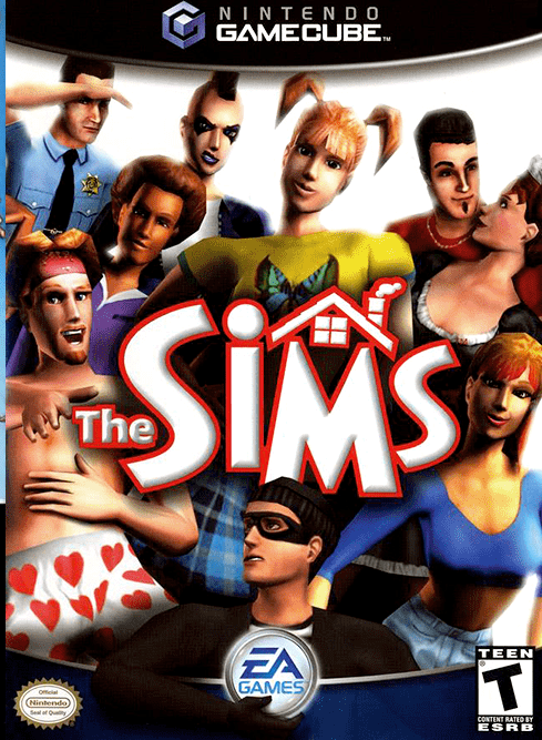 The Sims [Player's Choice] box art for Gamecube