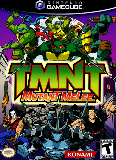TMNT Mutant Melee box art for Gamecube