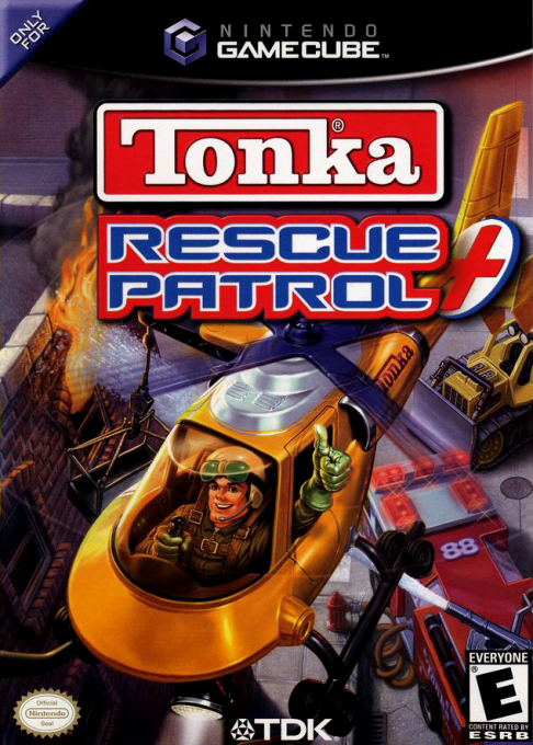 Tonka Rescue Patrol box art for Gamecube
