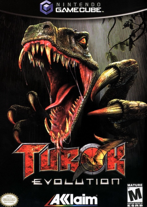 Turok Evolution box art for Gamecube