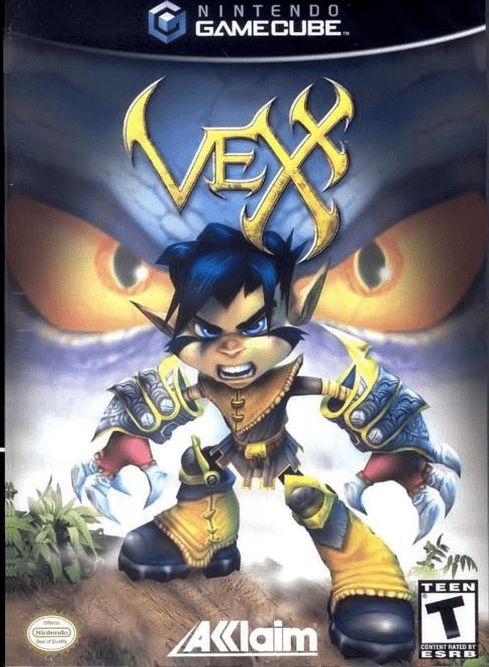 Vexx box art for Gamecube