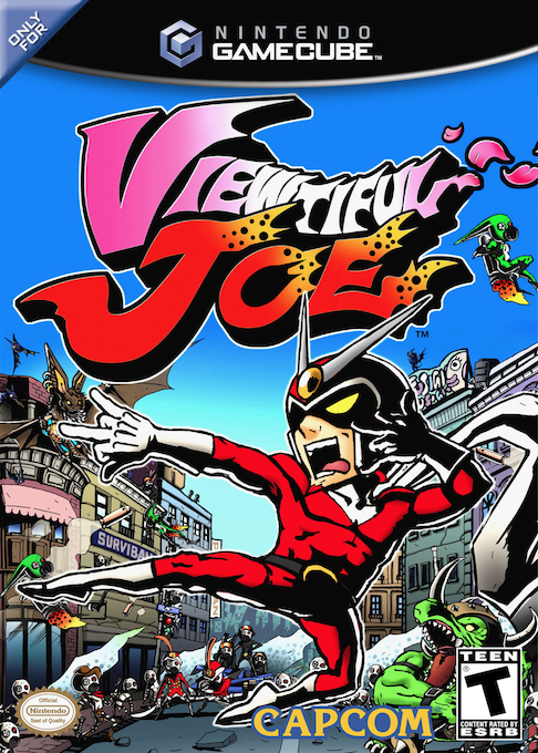 Viewtiful Joe [Player's Choice] box art for Gamecube