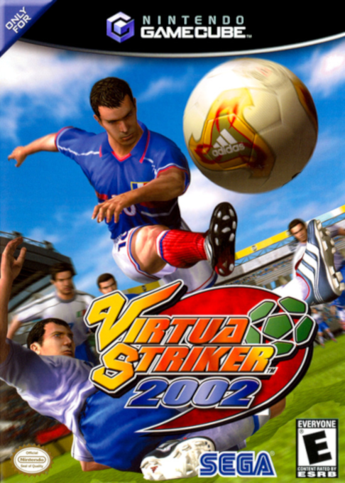 Virtua Striker 2002 box art for Gamecube