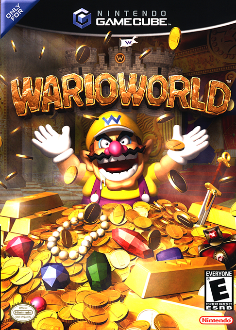 Wario World [Player's Choice] box art for Gamecube