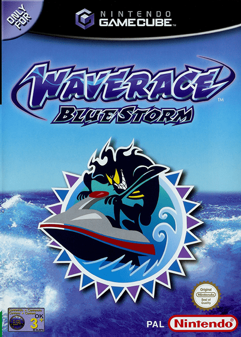 Wave Race Blue Storm box art for Gamecube