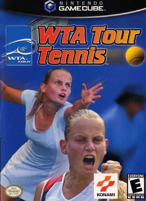 WTA Tour Tennis box art for Gamecube