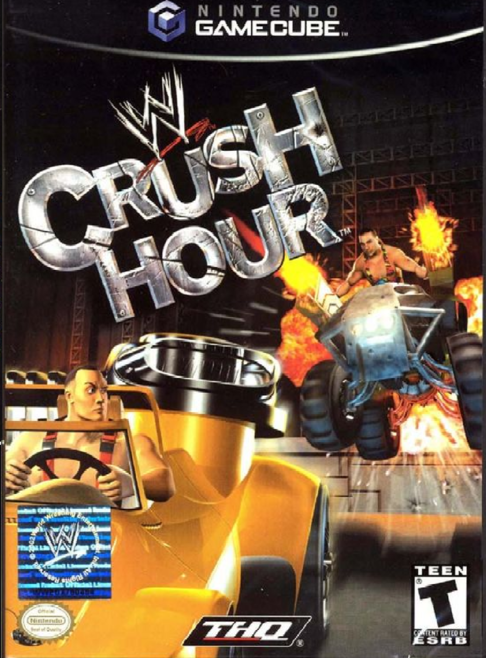 WWE Crush Hour box art for Gamecube