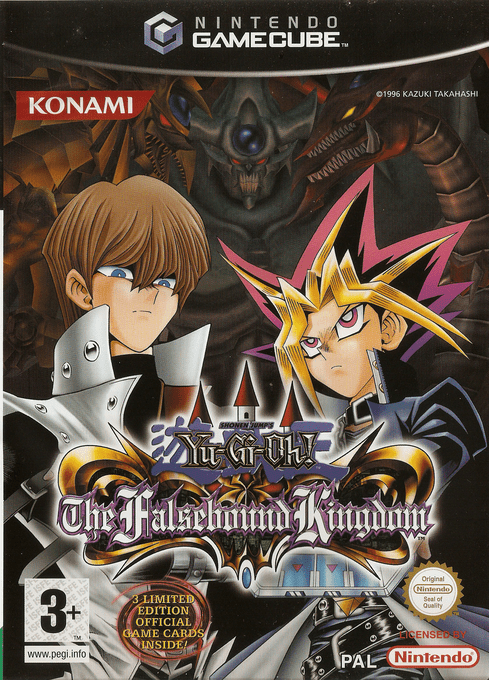 Yu-Gi-Oh The Falsebound Kingdom box art for Gamecube
