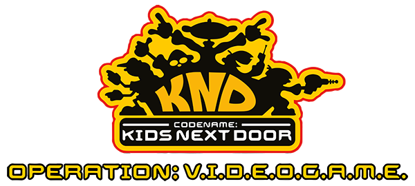 Codename Kids Next Door Operation VIDEOGAME logo for Gamecube