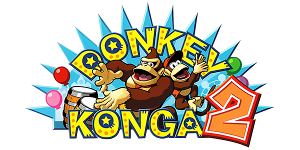 Donkey Konga 2 logo for Gamecube