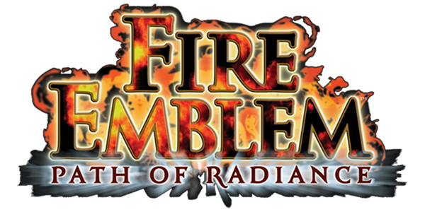 Fire Emblem Path of Radiance logo for Gamecube