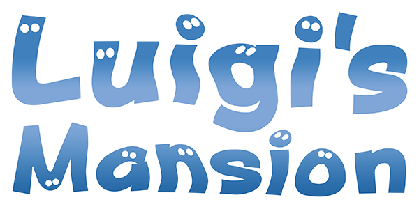 Luigi's Mansion logo for Gamecube