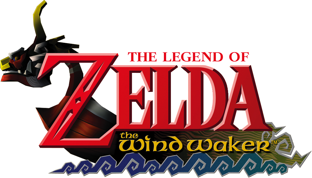 Zelda Wind Waker logo for Gamecube