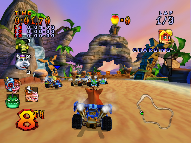 Crash Nitro Kart screenshot 3 for Gamecube