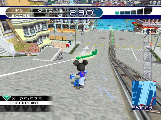 Disney Sports Skateboarding screenshot 3 for Gamecube
