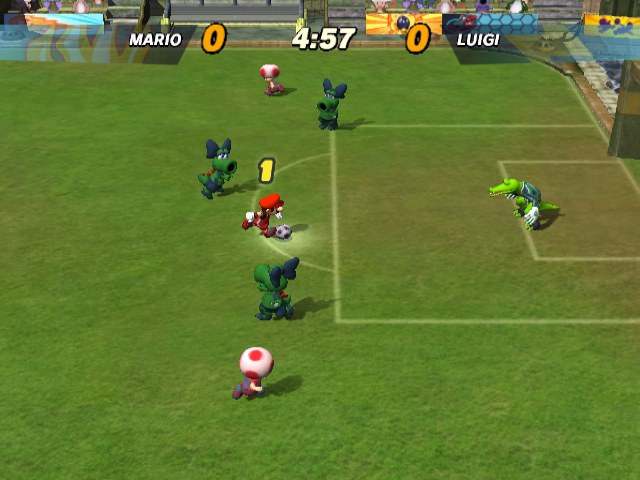Mario Smash Football screenshot 3 for Gamecube