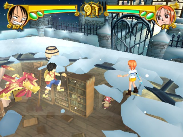 One Piece: Grand Battle 3 screenshot 3 for Gamecube