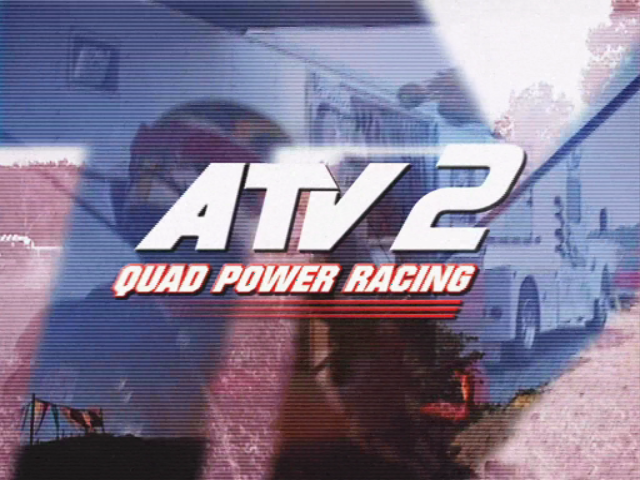 ATV Quad Power Racing 2 title screen for Gamecube
