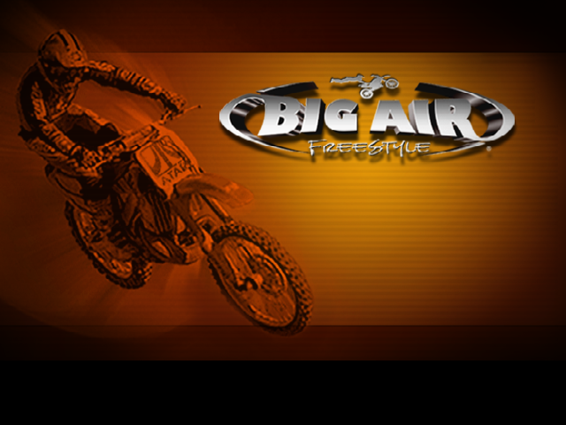 Big Air Freestyle title screen for Gamecube