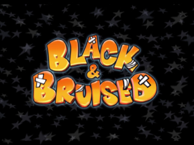 Black and Bruised title screen for Gamecube