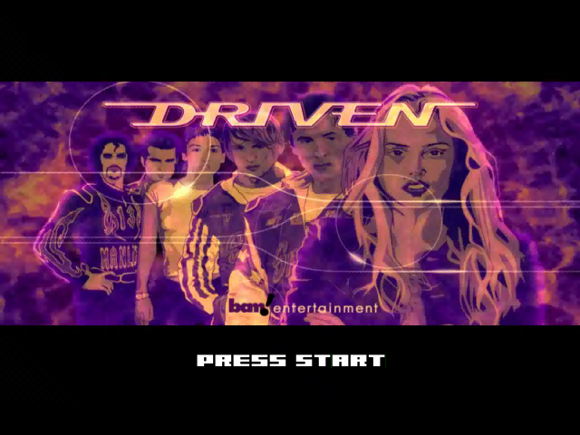 Driven title screen for Gamecube