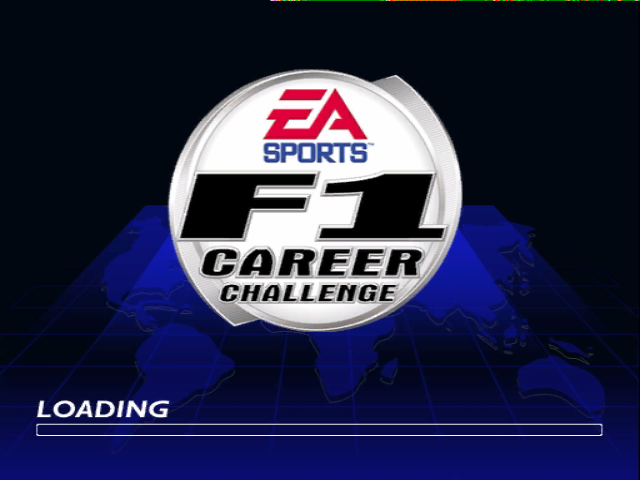 F1 Career Challenge title screen for Gamecube