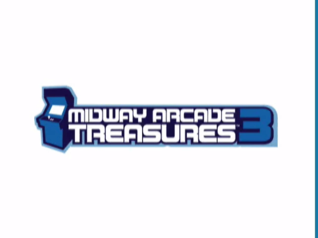 Midway Arcade Treasures 3 title screen for Gamecube