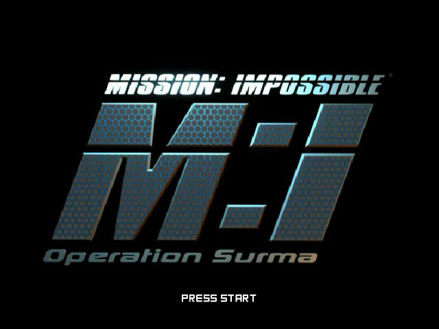Mission Impossible Operation Surma title screen for Gamecube