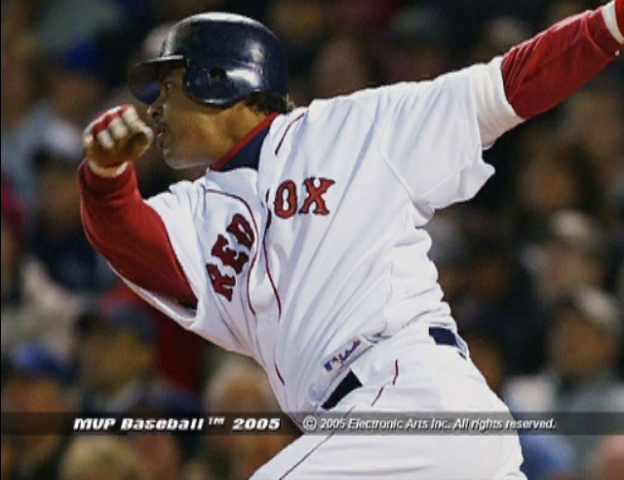 MVP Baseball 2005 title screen for Gamecube