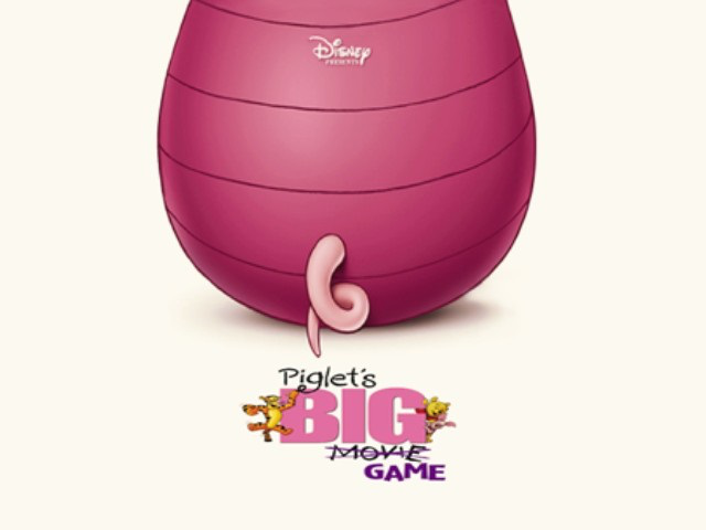Piglet's Big Game title screen for Gamecube