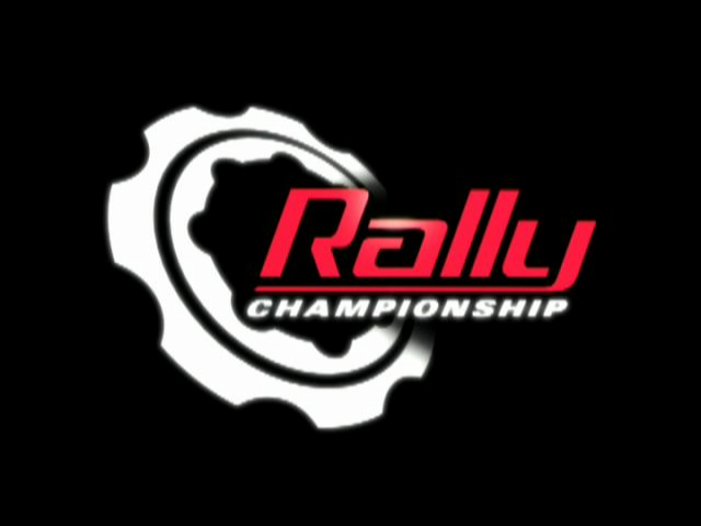 Rally Championship title screen for Gamecube