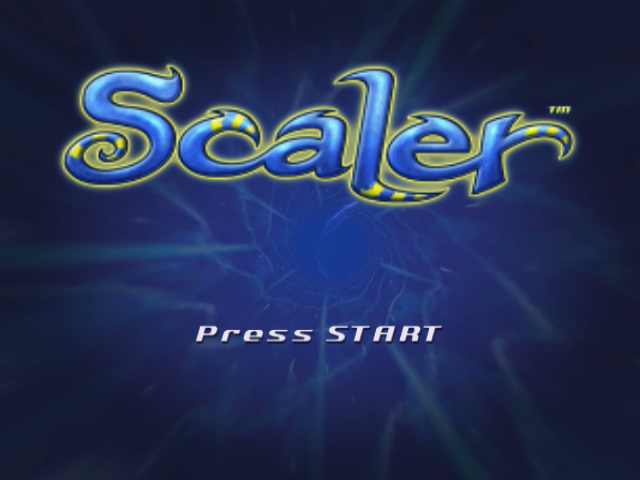 Scaler title screen for Gamecube