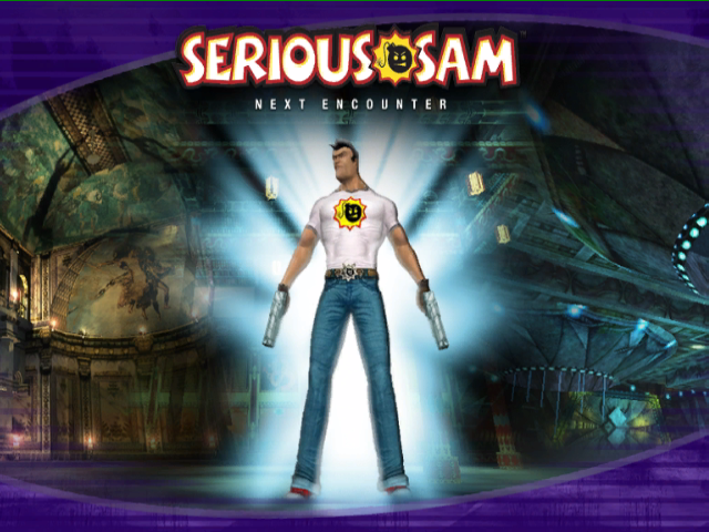 Serious Sam Next Encounter title screen for Gamecube